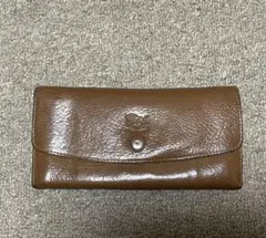 IL BISONTE レザー フラップ式長財布　イルビゾンテ