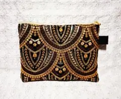 ✿GWまで出品✿煌びやかなインド刺繍✿ポーチ