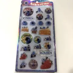 うるちゅるポップシール パペットスンスン PUPPET SUNSUN