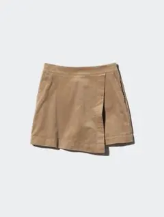 UNIQLO ユニクロ　コーデュロイ スコート　ブラウン　S