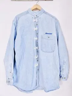 ⭕️All Sport⭕️チャイナボタンデニムシャツ｜ヴィンテージ ユニセックス