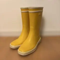 AIGLE エーグル　レインブーツ イエロー ラバーブーツ
