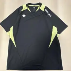 DESCENTE バレーボール 半袖プラクティスシャツ ブラックOサイズのサムネイル