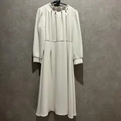 ドリードール　セレモニータックパールネックフレアワンピース