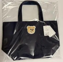 【新品】フェイラー feiler オールドテディ ワッペントート ネイビーL