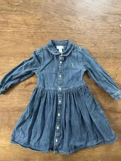 Ralph Lauren デニム ワンピースブルマ付き 18m（85cm）