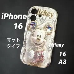 16A8♥️iPhone16♥️ミッキー赤いズボン♥️マットタイプ♥️Disney
