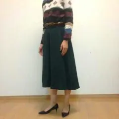 Coquleのミモレ丈スカート