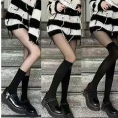 新品未使用　ストッキング　タイツ　ハイソックス