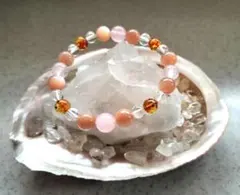 天然石ビーズブレスレット