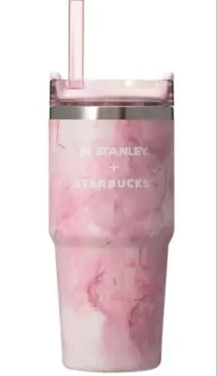 STARBUCKS×STANLEY 2026 3WAYタンブラー　ピンクマーブル