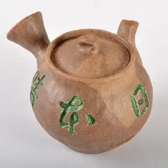 煎茶道具 萬古焼 古稀一光作 手捻 横手急須 茶壷 D R5563 - メルカリ