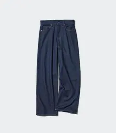 UNIQLO ワイド ストレートジーンズ サイズ23