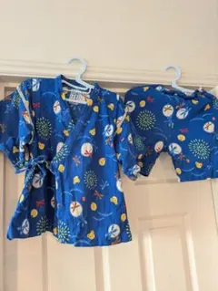 ミキハウス　110cm　花火柄 甚平セット　じんべい