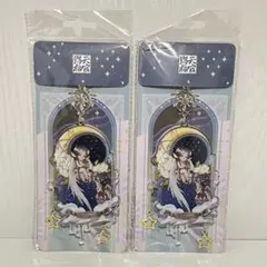 天官賜福 花城 謝憐 グリッター流砂アクリルキーホルダー 2個のサムネイル