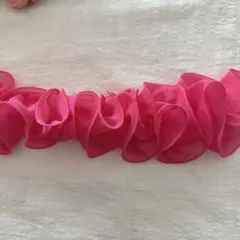 ボリュームフリル(濃いピンク)