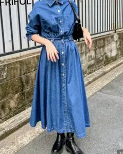 FRIFUL デニムロングワンピース Sサイズ