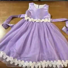 発表会　ドレス　140cm パープル フォーマルドレス