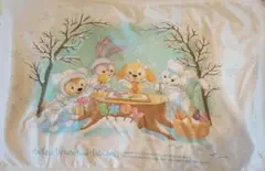 ホワイトウィンタータイムワンダーズ　ブランケット　ダッフィー&フレンズ