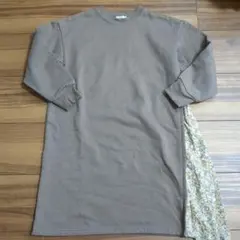 ペアマノン　サイドプリーツワンピース