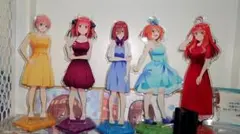 五等分の花嫁 きゃにめ限定 アクリルスタンド 五体セット