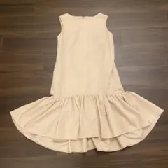 セルフォード ノースリーブ ワンピース 36 ベージュ