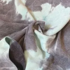 残１枚 タイダイ柄 裏起毛ニット 生地