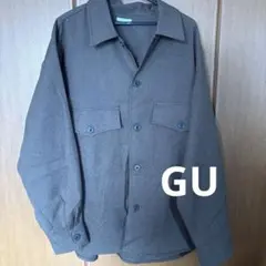 ブラウン シャツジャケット Lサイズ