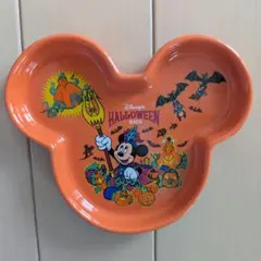 新品・未使用 ディズニー ハロウィーン スーベニア プレート 小皿 2009年