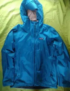 古着　patagonia フード付きジャケット 青