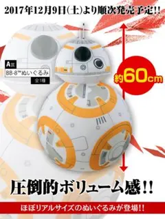 一番くじ スター・ウォーズ／最後のジェダイ A賞BB-8 ぬいぐるみのサムネイル