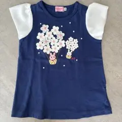 Hot Biscuits Miki House Tシャツ 90cm ネイビー　紺のサムネイル