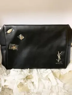 YSL BEAUTE ブラックポーチ　ノベルティ　大サイズ