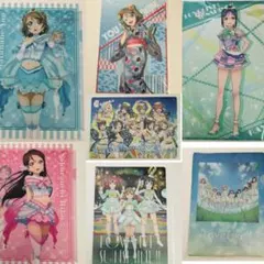 【値下げ】Aqours ラブライブサンシャインファイル6枚、下敷きセット