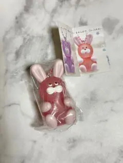 milky hug ガチャ フェイクスイーツ マスコットボールチェーン　うさぎ