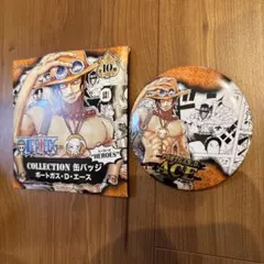 ONE PIECE ワンピース エース 缶バッジ セット - メルカリ