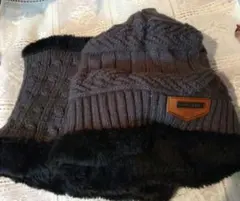 子供用 ニット帽とネックウォーマー 2点セット かわいい