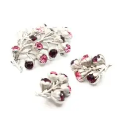 1960s SARAH COVENTRY brooch ＆ earrings