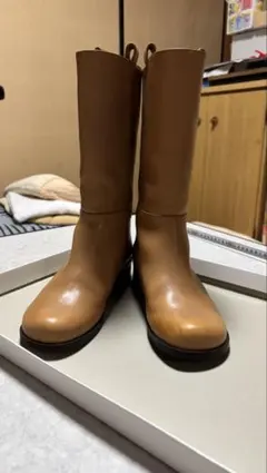 ロングブーツ　キャメル