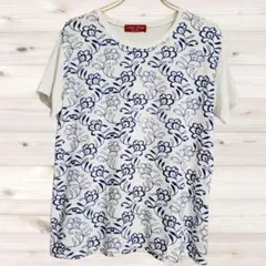 B2153 CORSO ROSSO Tシャツ 半袖 カットソー 白 総柄のサムネイル