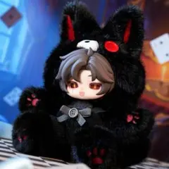 ANTOO のぬいぐるみ、黒狼（黒夜） - メルカリ
