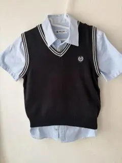 コムサ イズム キッズフォーマル ベストとシャツセット 美品