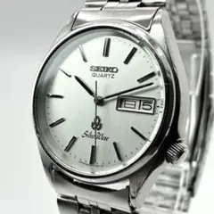 極上美 SEIKO シルバーウェーブ 8229-8000 ヘアライン文字盤 - メルカリ