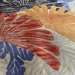 大正ロマン　アンティーク　花柄　帯　古布