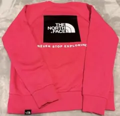 ノースフェイス スウェット ピンク