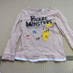 ポケットモンスター ピカチュウ 長袖カットソー130