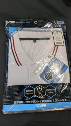 SOWA 4Lサイズ白ポロシャツ未開封新品