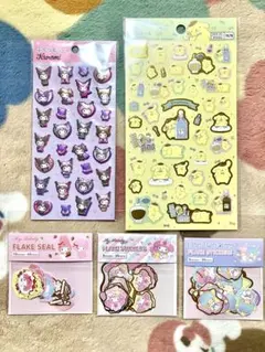 サンリオ　シール　セット　ダイソー