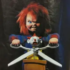 「CHUCKY」チャイルドプレイプリント Tシャツ ホワイト ムービーTシャツ