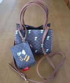 しまむら スヌーピー コラボ2wayバッグ